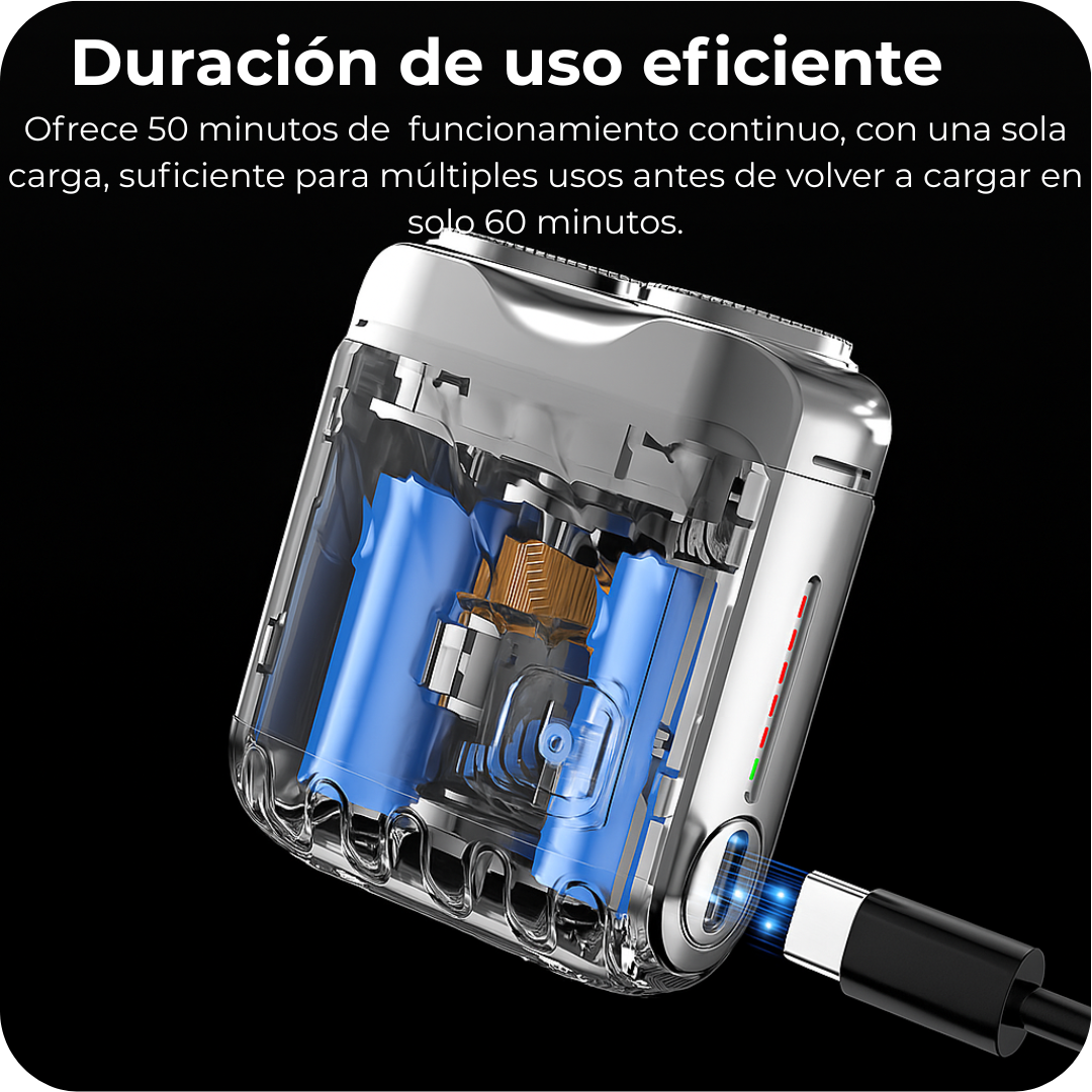 Tu afeitado perfecto, en cualquier lugar - Afeitadora Portatil DEB-AB48
